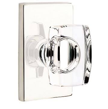 Windsor Crystal Knob Passage Set Polished Nickel M45081