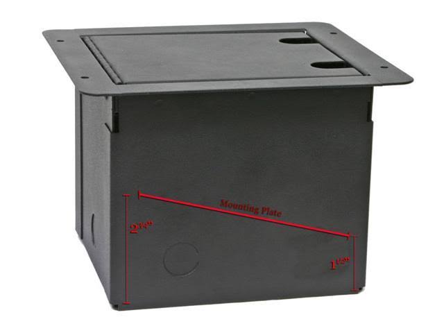 Recessed Floor Box with 6 XLRF and 2 XLR W72078