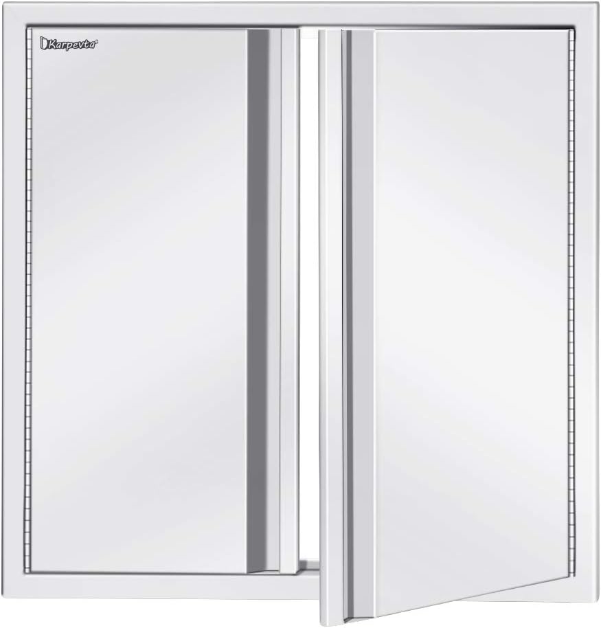 42 W X 21 H Stainless Steel Outdoor Kitchen Door D7715