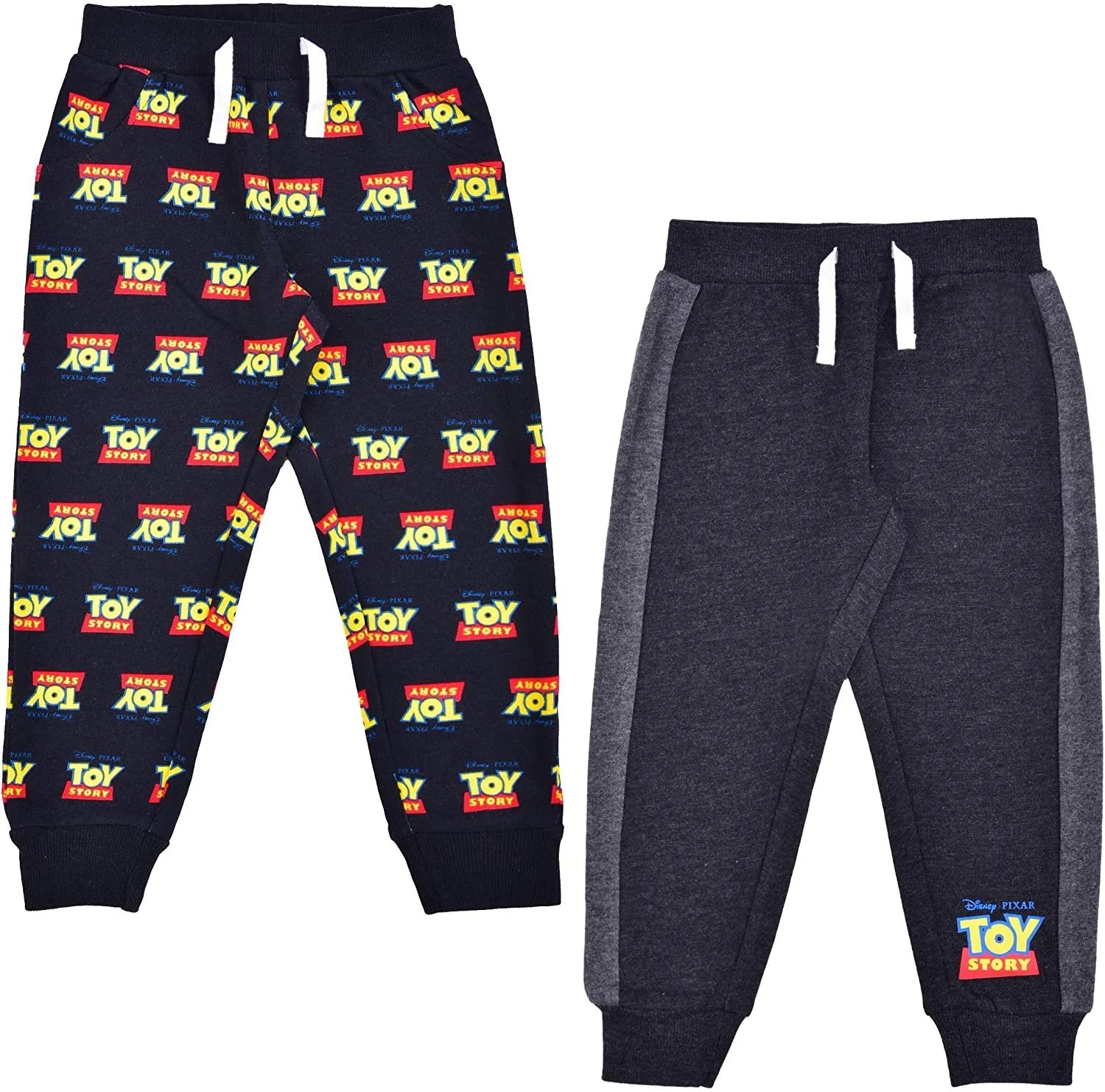 Grey/Black Boys Jogger Pants Set with Toy Story Print W67069