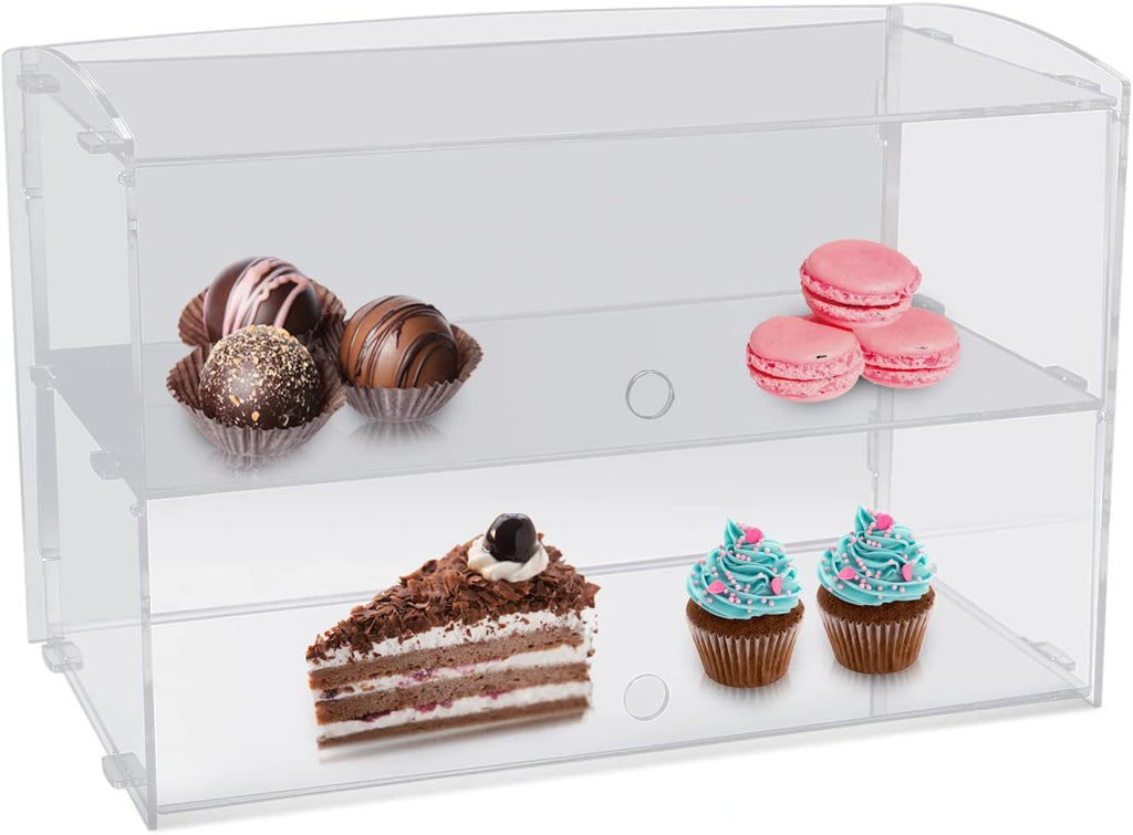 Acrylic Clear 2 Tier Bakery Display Case X807
