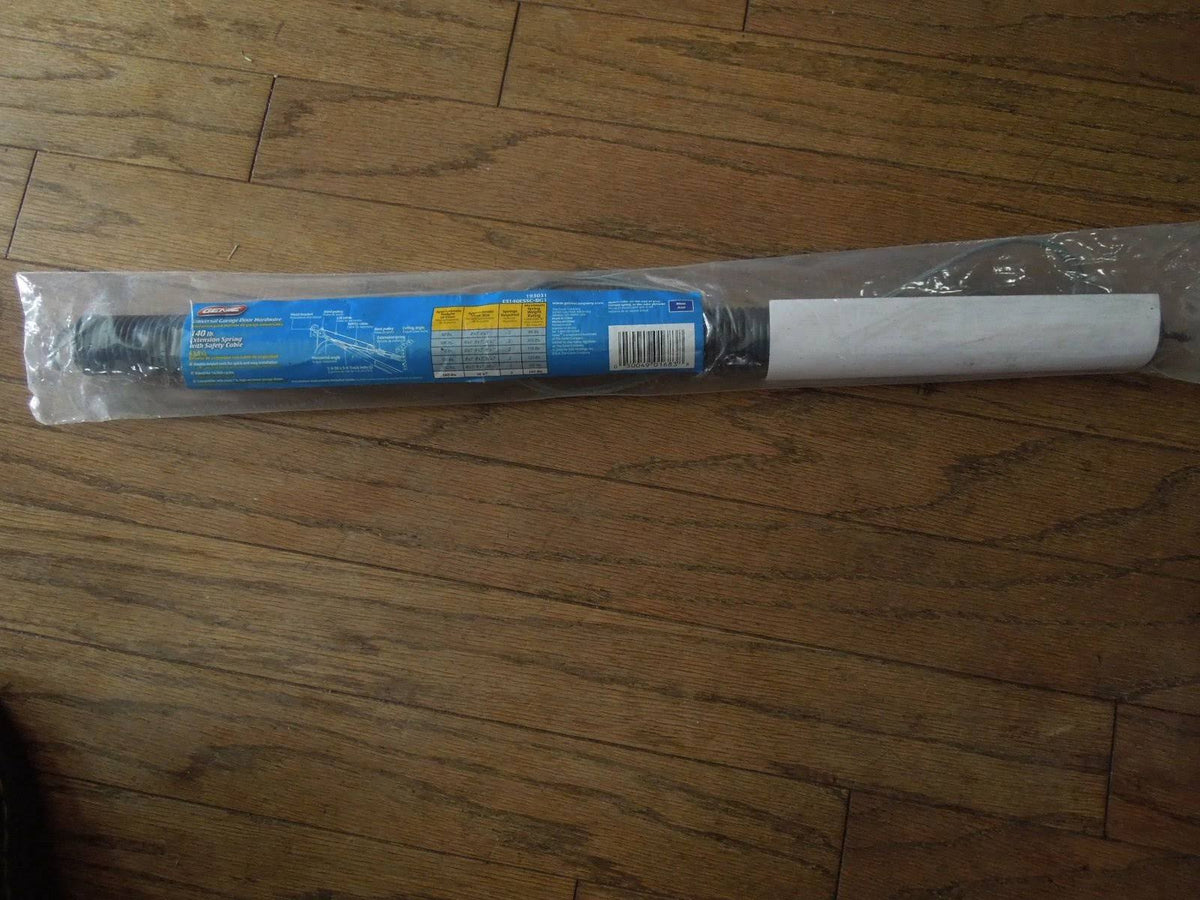 Black Garage Door Extension Spring with Safety Cable Z478188