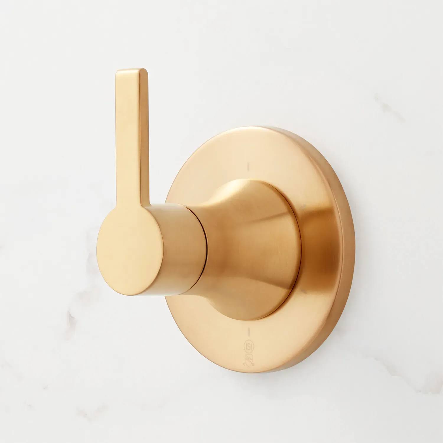 In-Wall Shower Diverter Trim Lever Handle Chrome Brass C59277