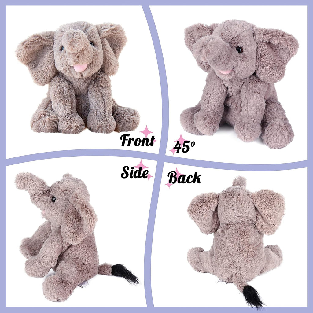 Gray 9'' Plush Stuffed Animal Toy Z96183