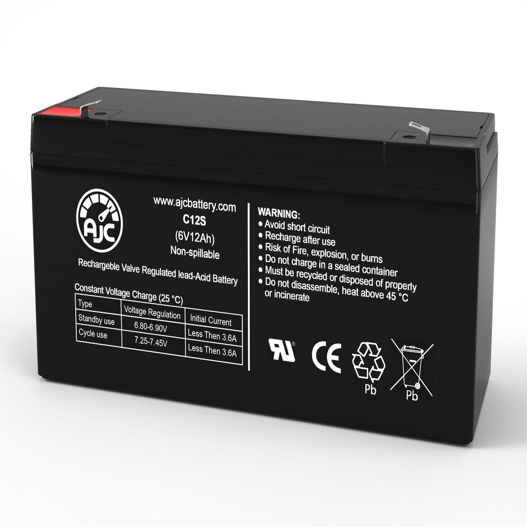 6V 12Ah Ride-On Toy Battery R270