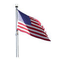 10 x 19 Reinforced Nylon American Flag with Rope & Thimbles G782949
