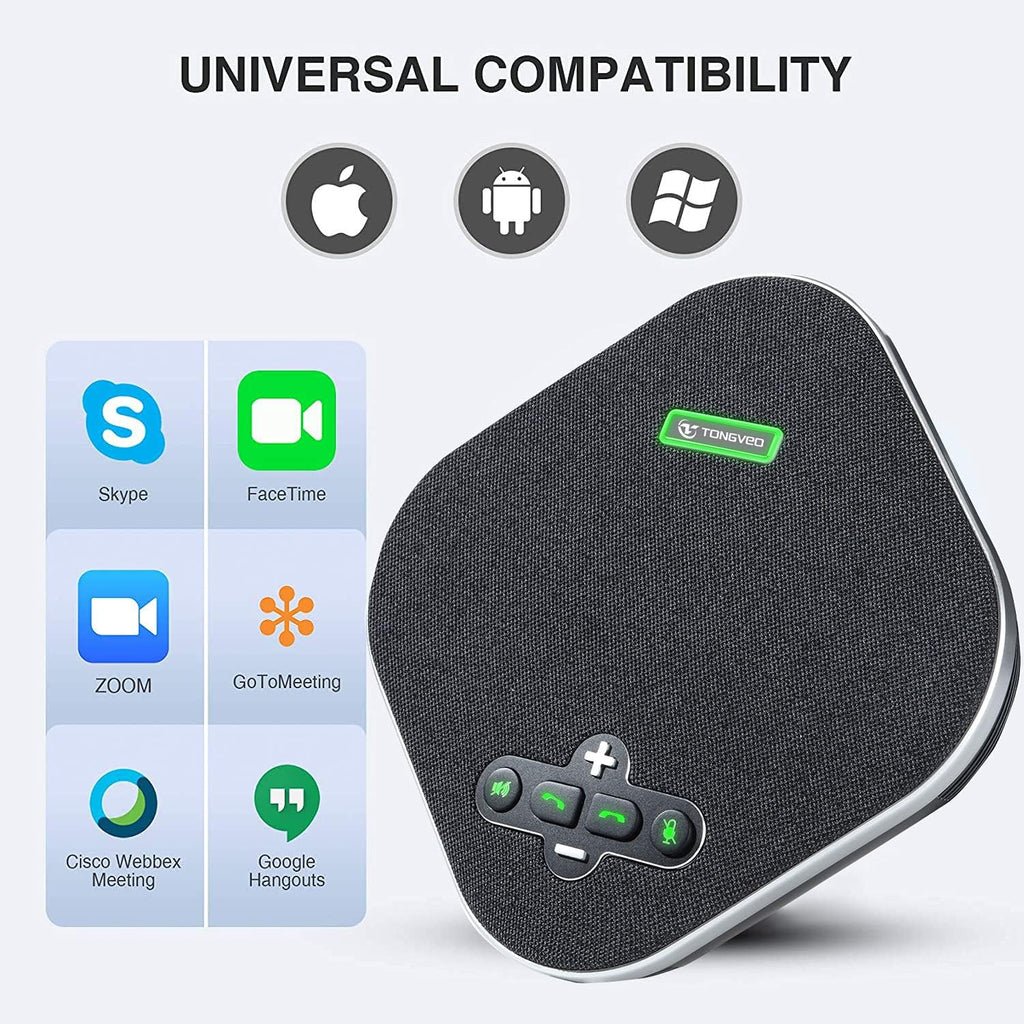 Wireless Speakerphone Conference Speaker with Expandable Microphone S757772