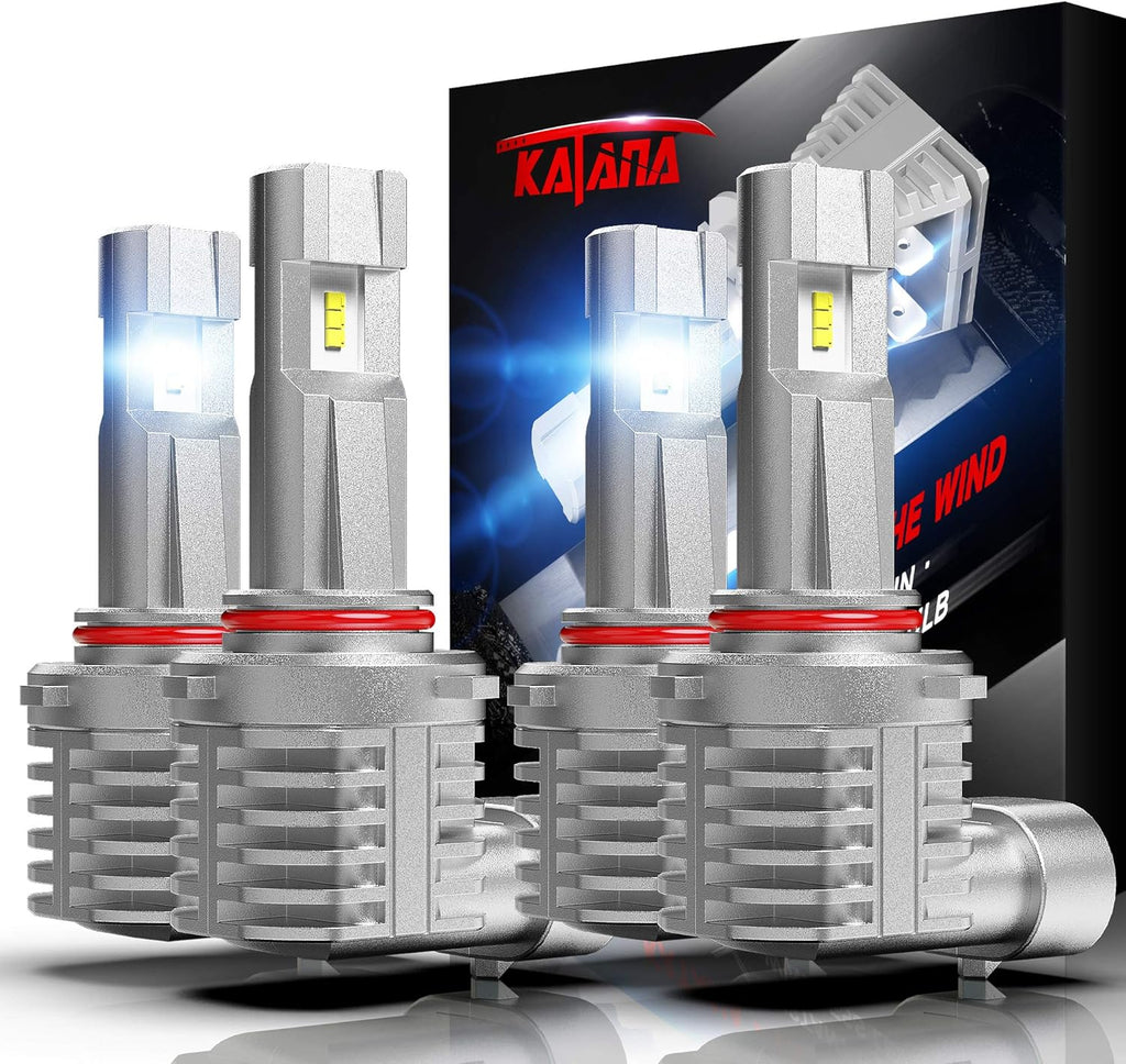 9005 9006 LED Headlights Bulbs Combo, 24000LM Wireless HB3 HB4 High Low Beam Conversion Kit, 6500K Xenon White, Pack of 2 S197