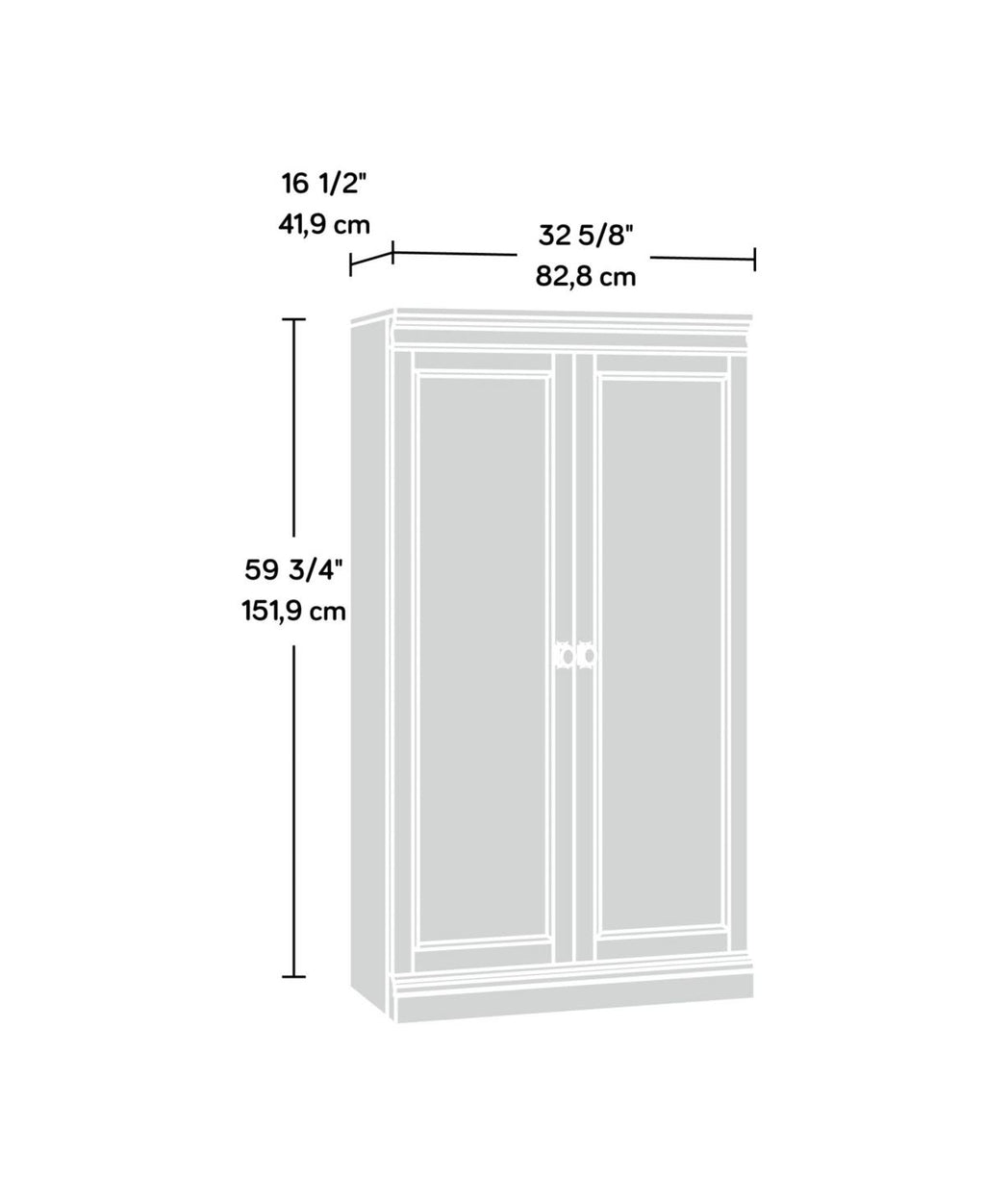 Iron Oak Storage Cabinet L782800