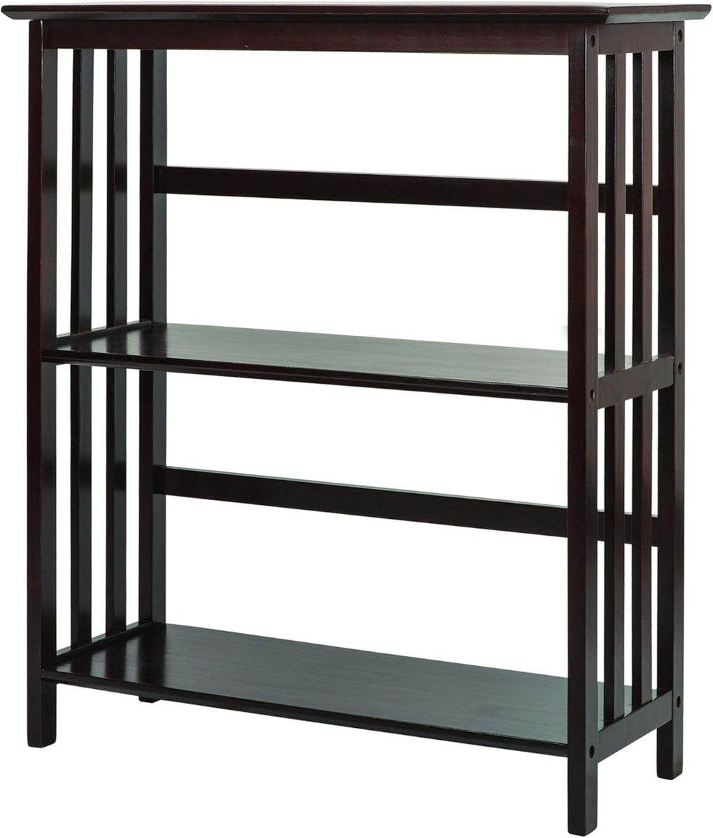 Espresso 5-Shelf Bookcase Pack of 2 W421415