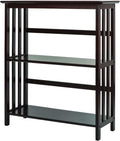 Espresso 5-Shelf Bookcase Pack of 2 W421415