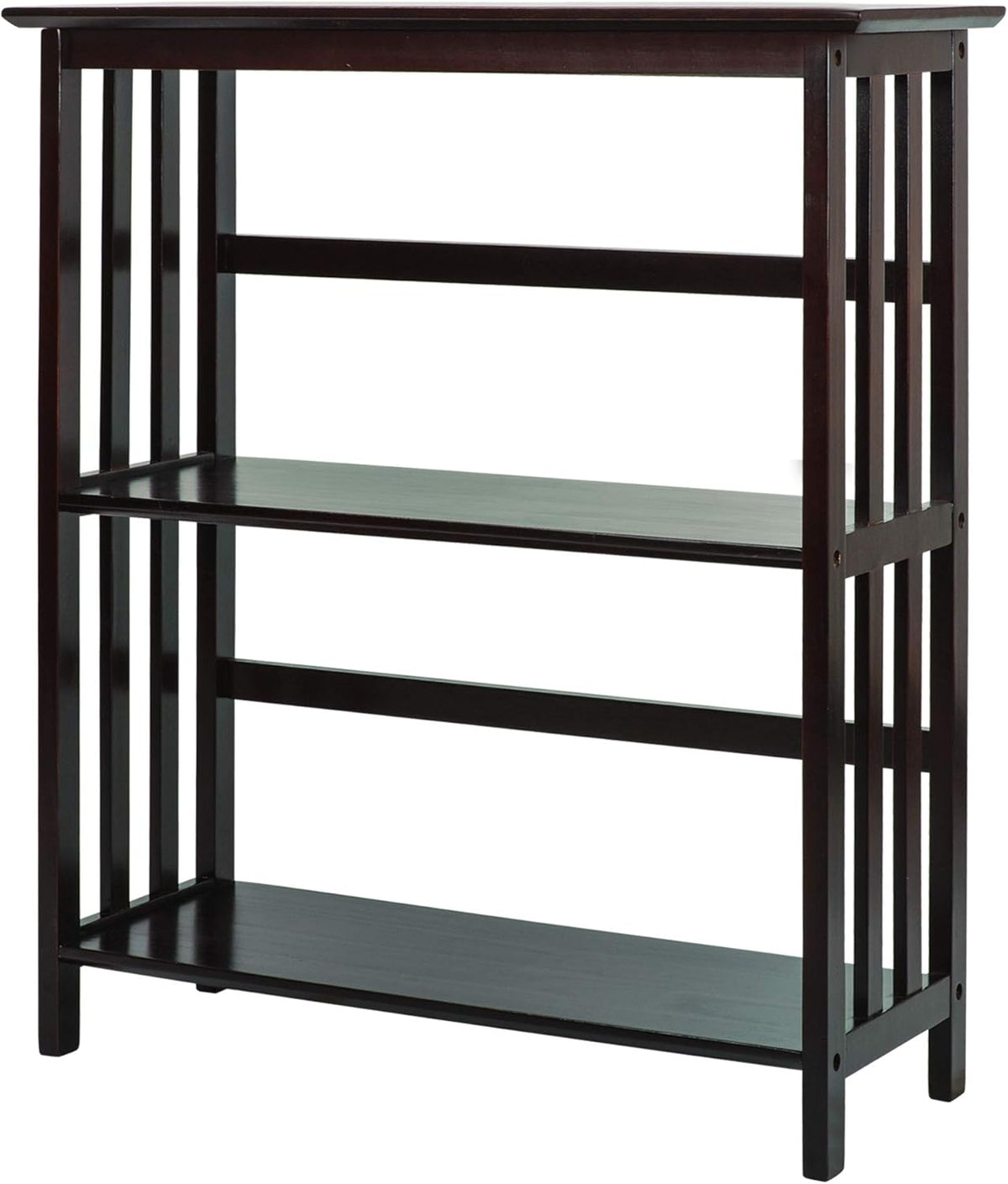 Espresso 5-Shelf Bookcase Pack of 2 W421415