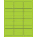 Fluorescent Green Rectangle Acrylic Labels Case of 3000 S222