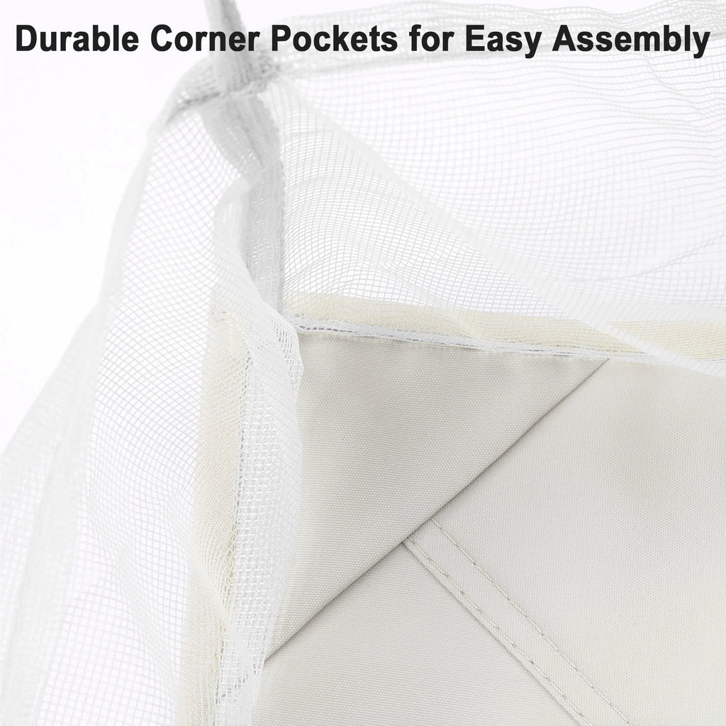 Ivory Canopy Top Replacement for 10'x10' Gazebo Cover X752902