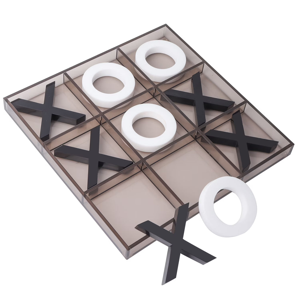 12" Giant Acrylic Tic-Tac-Toe Game Set K9214