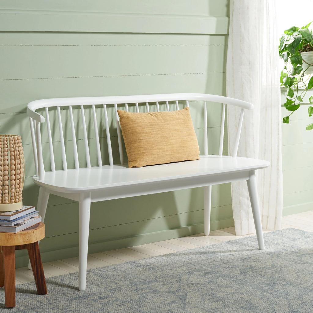 Spindle Bench, White K6627