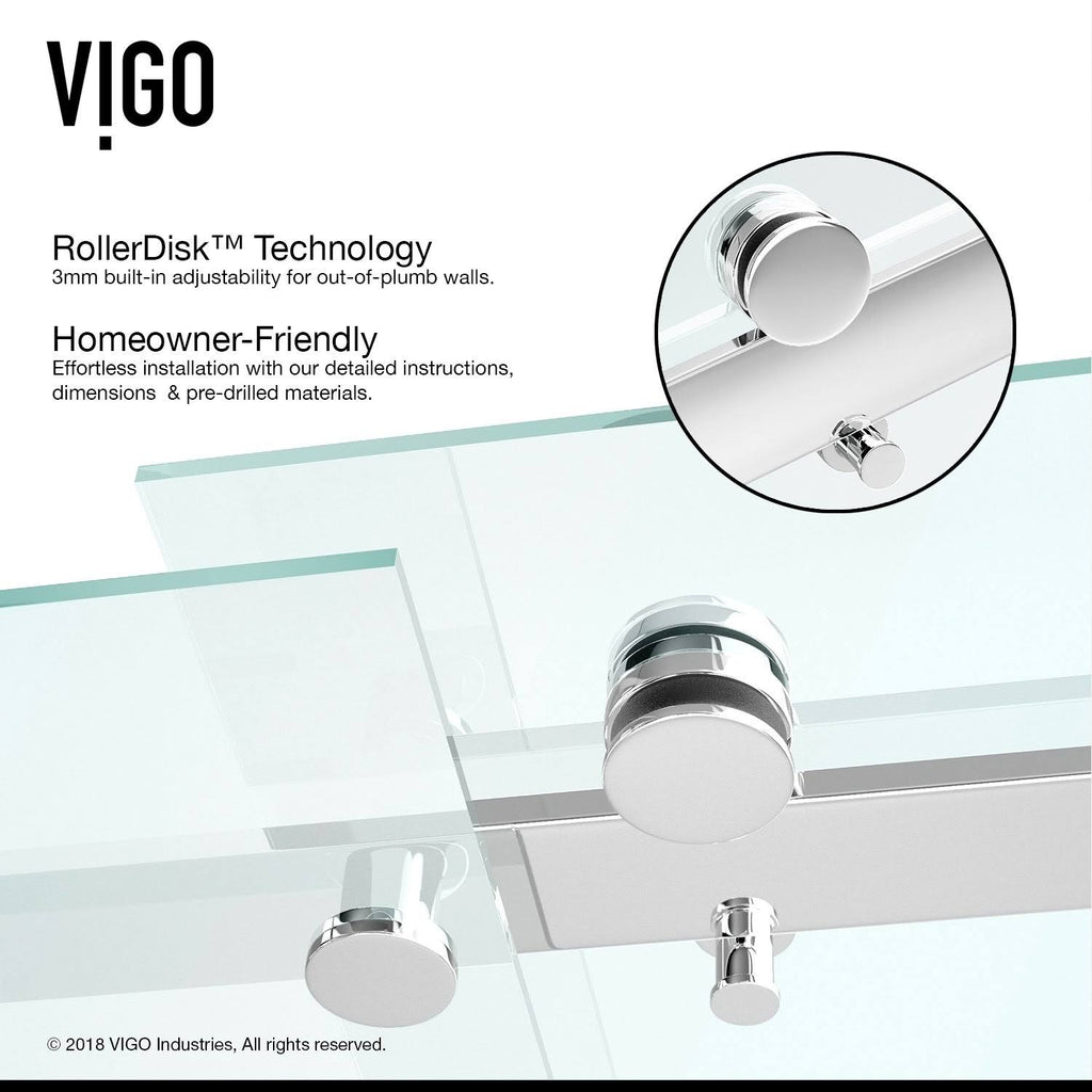 Adjustable Frameless Sliding Tub Door in Stainless Steel E5373
