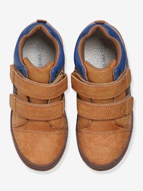 Camel High Top Trainers with Touch Fasteners D35381