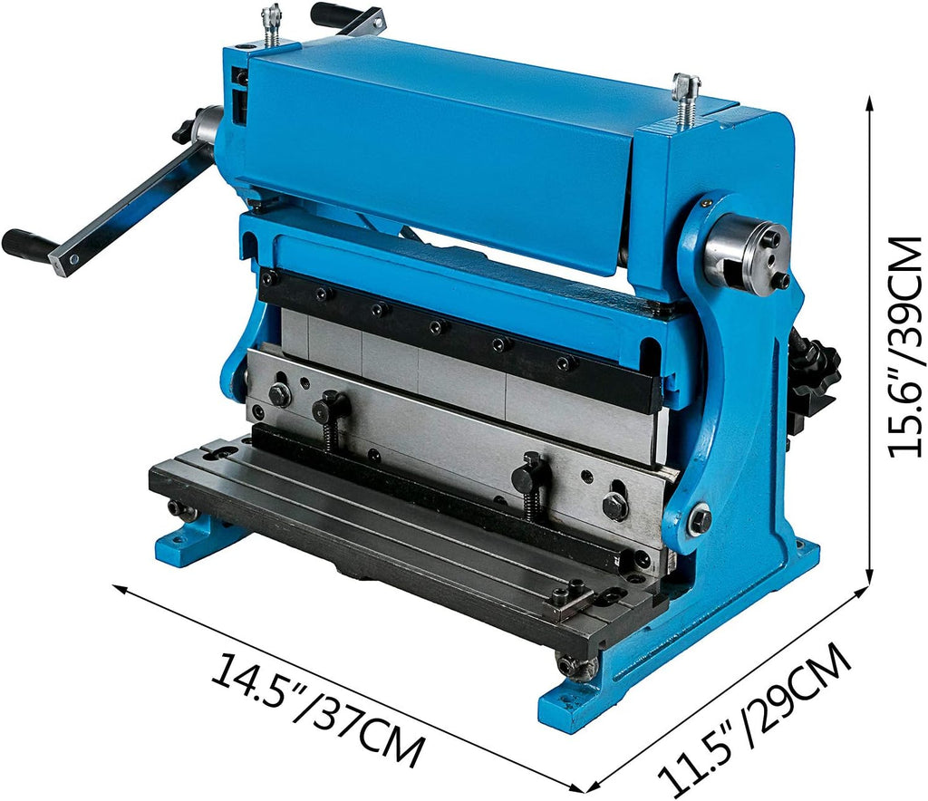 Sheet Metal Brake 3-In-1 12-inch 20-Gauge Capacity Combination Machine F2011
