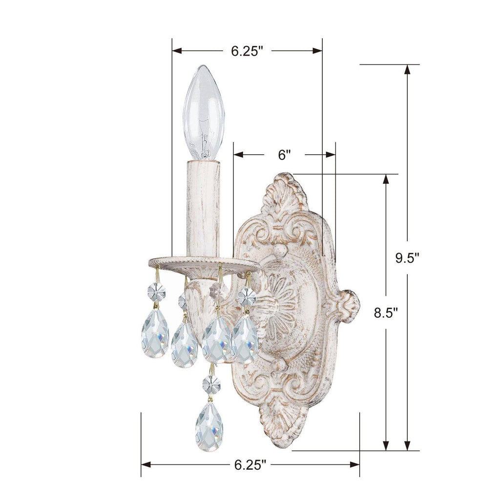 Antique White 1 Light Sconce G56679