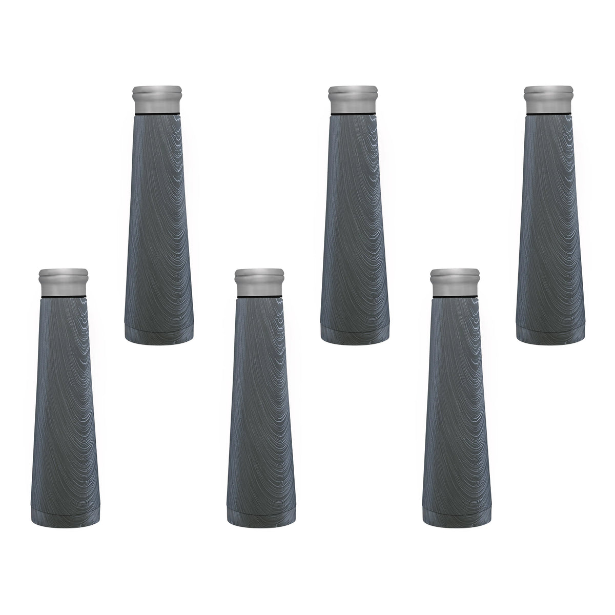 16 oz Vacuum Insulated Water Bottles Set, Rustic Grey J7791