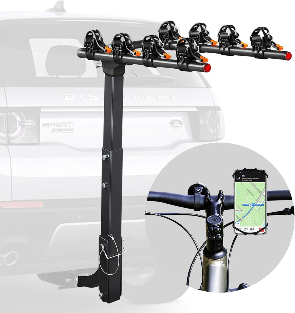 Double Foldable Bike Hitch Rack with 2'' Hitch Receiver, Pack of 2 M95261