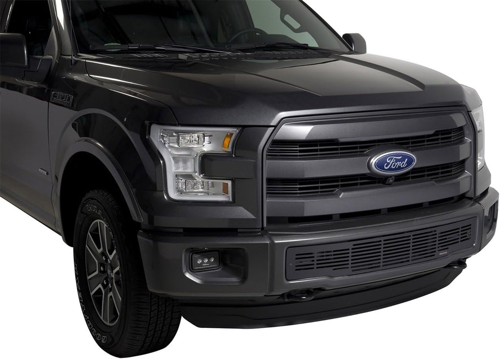 Black Stainless Steel Bar Style Bumper Grille Q8920