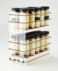 Narrow Spice Rack with 2 Drawers, 20 Spice Capacity S410138