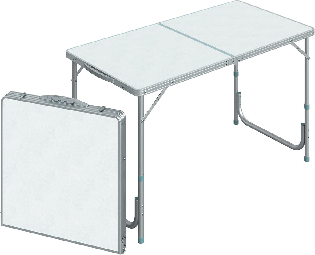 47 Aluminum Lightweight Portable Height Adjustable Camping Table with Carry Handle M204