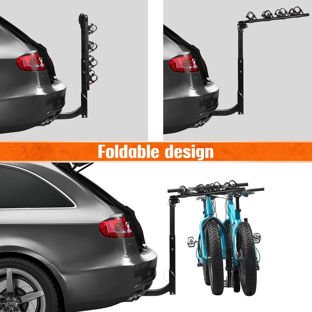 4 Bike Rack Bicycle Carrier with 2x22 Hitch Receiver W945