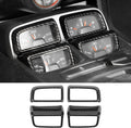 Center Console Dashboard Trim Cover for Chevrolet Camaro 2010-2015, 4PCS Carbon Fiber Grain Y91194