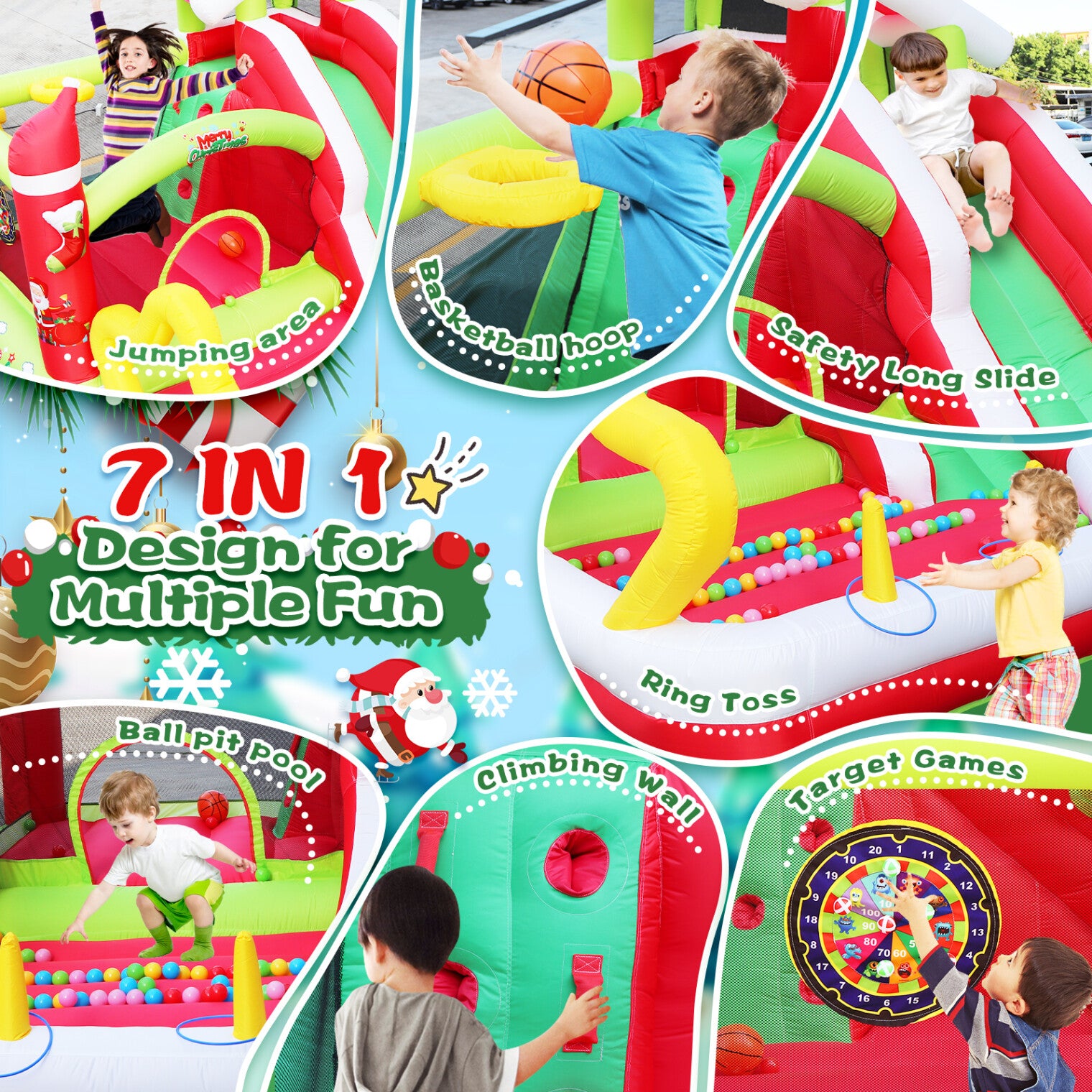 Inflatable Bounce House with Blower M58006
