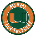 Miami Hurricanes 27 Roundel Mat L480769