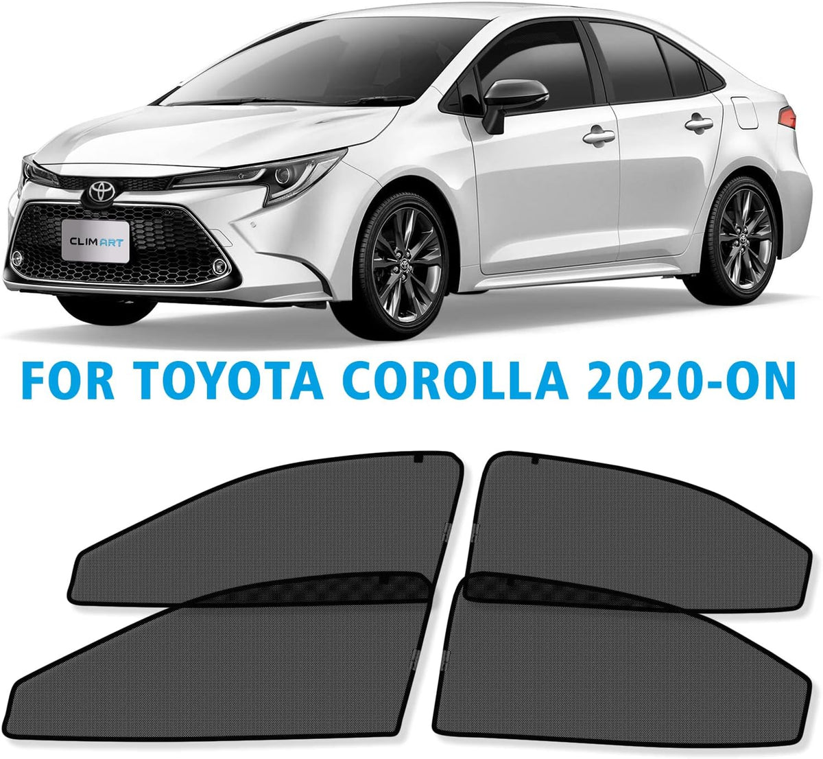 Magnetic Car Window Sunshade 4 Pc. Set N35542