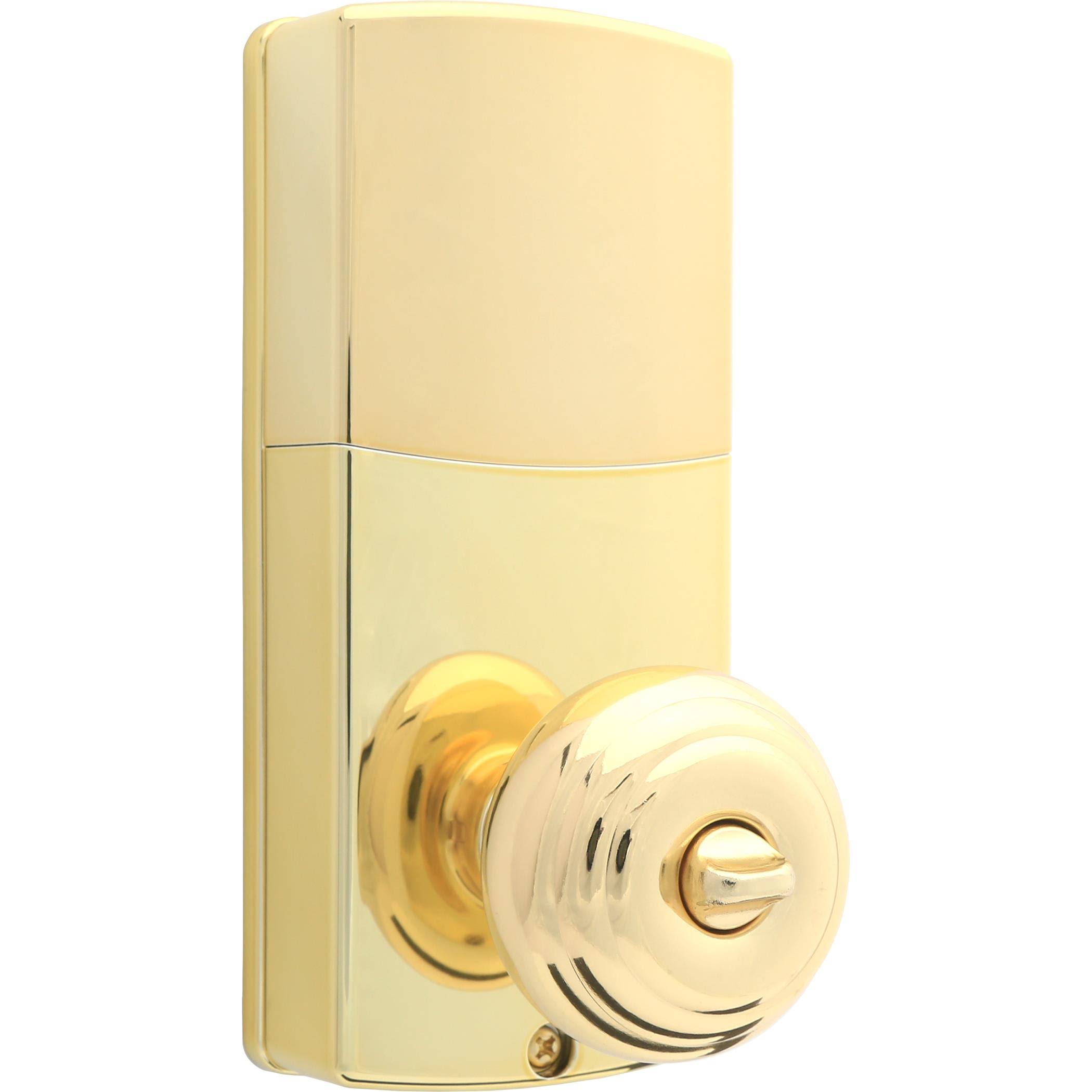 Polished Brass Electronic Entry Door Lock B29308
