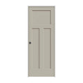 24 in. x 80 in. Desert Sand Solid Core Molded Composite MDF Single Prehung Interior Door I658