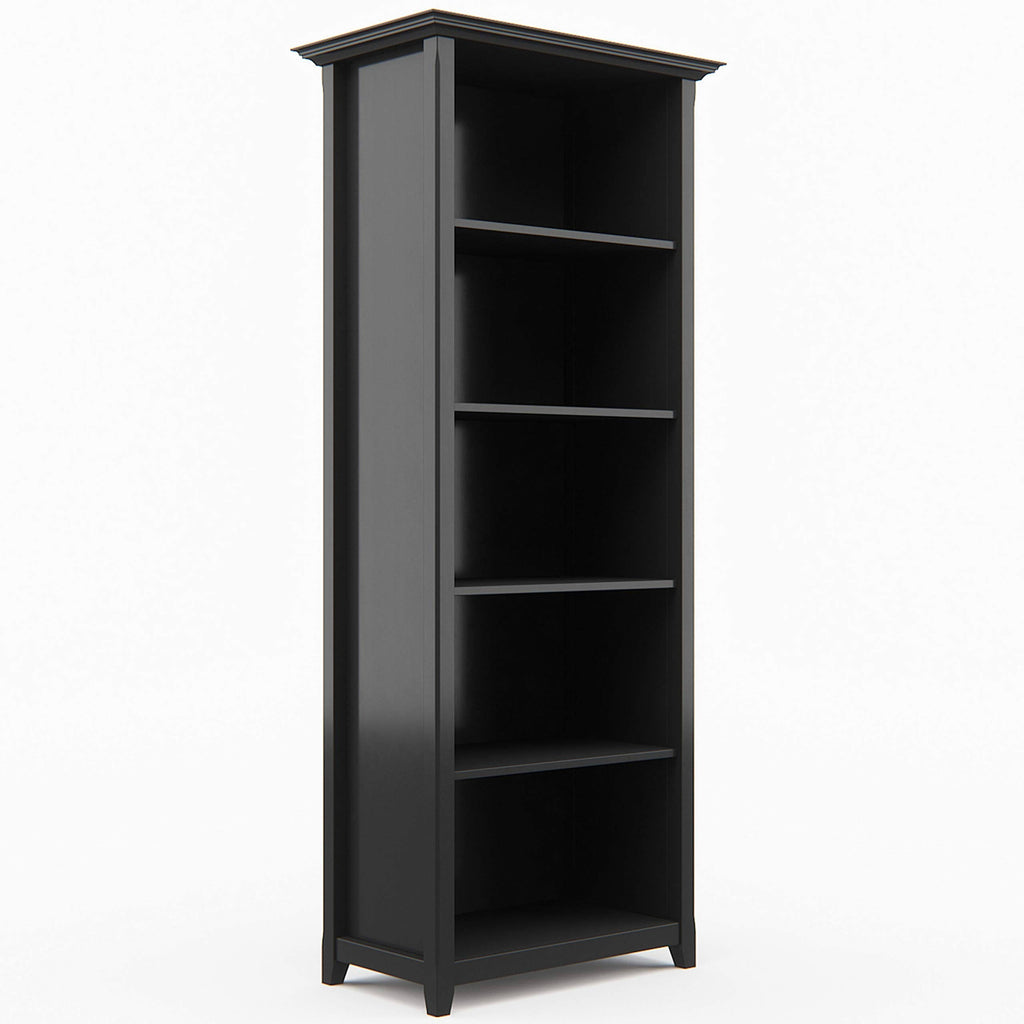 Solid Wood 5 Shelf Bookcase W978