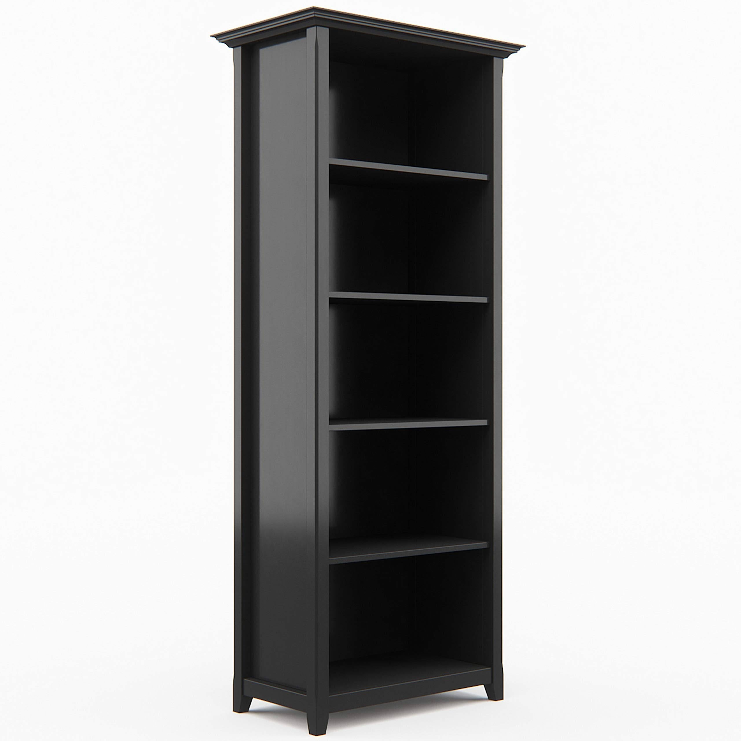 Solid Wood 5 Shelf Bookcase W978