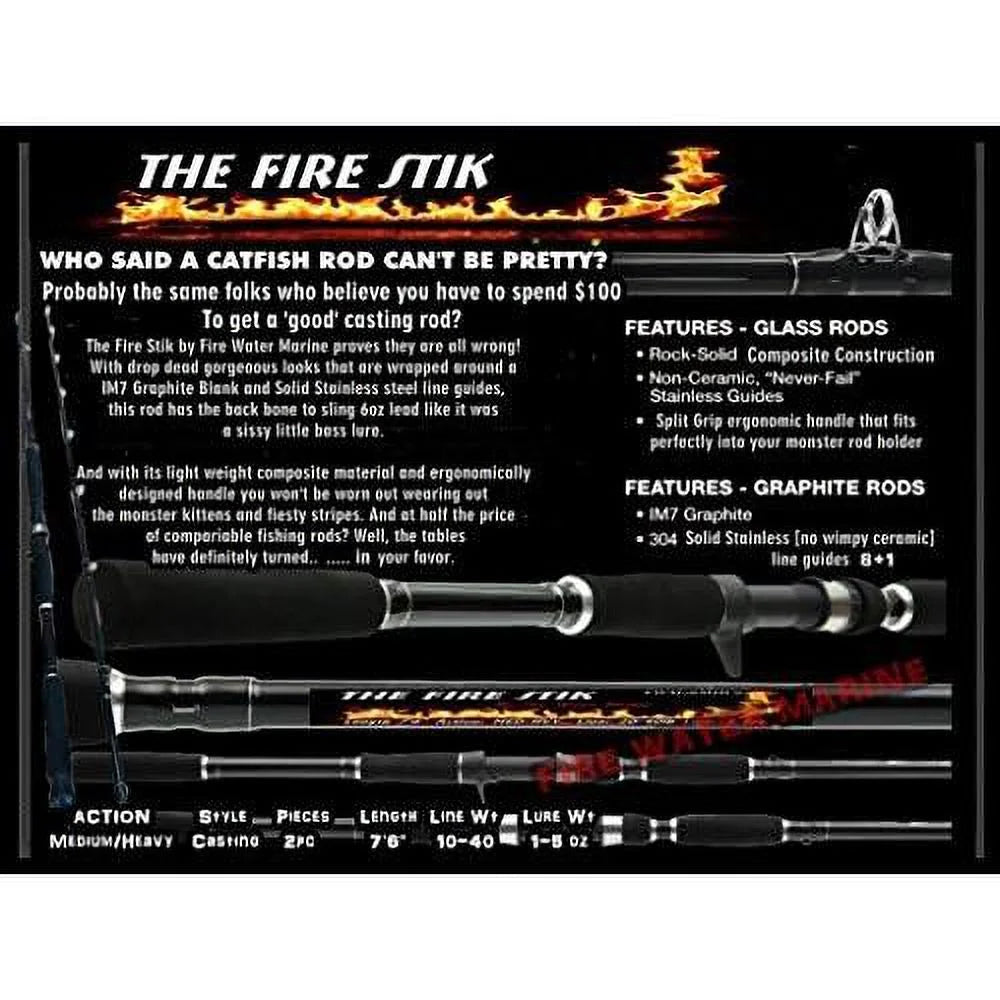 7'6" Catfish Casting Rod Fishing Rod K34734