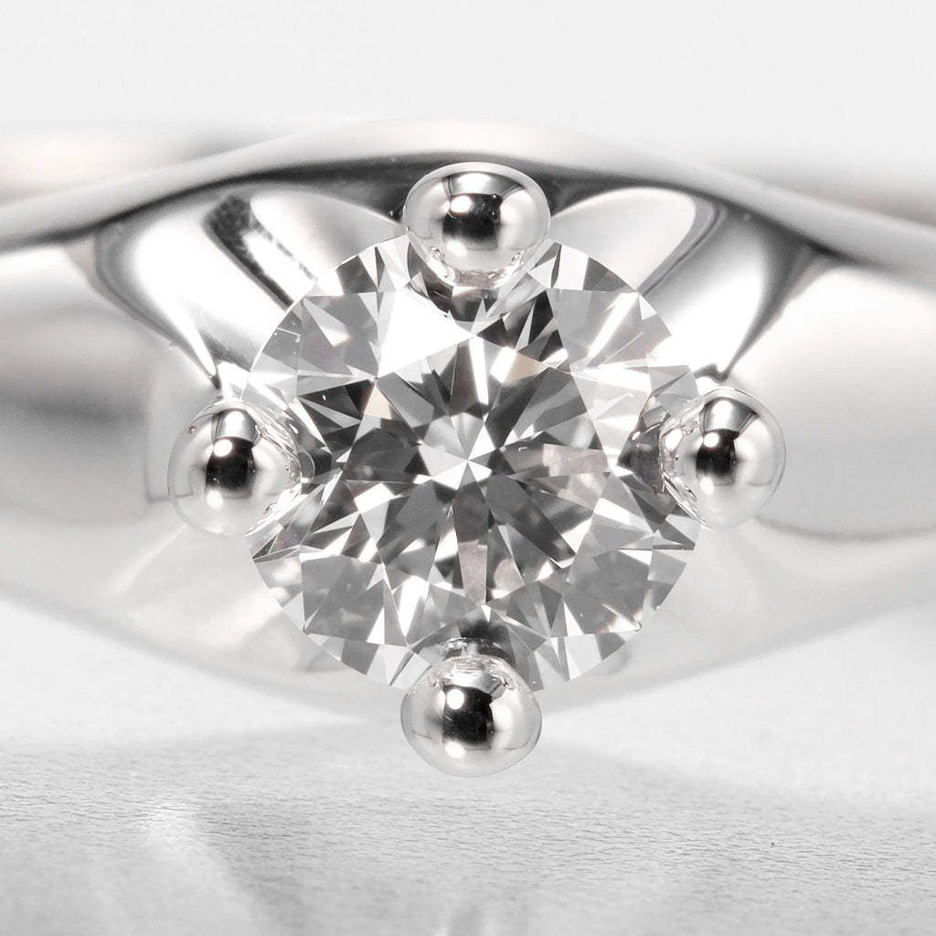 Solitaire Ring Platinum Diamond A2165