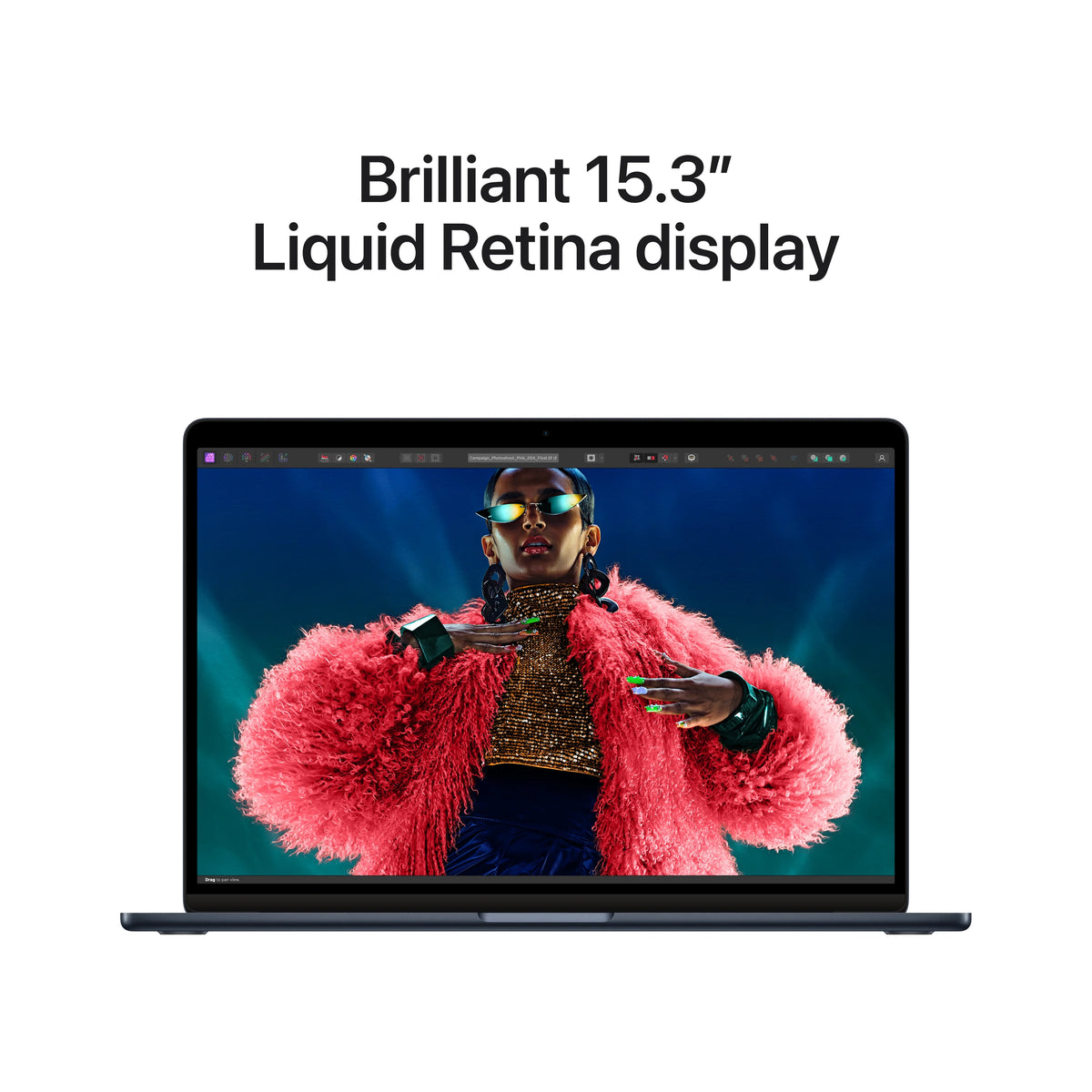MacBook Air 15-in M3 8C CPU 10C GPU 16GB 512GB Midnight C9880