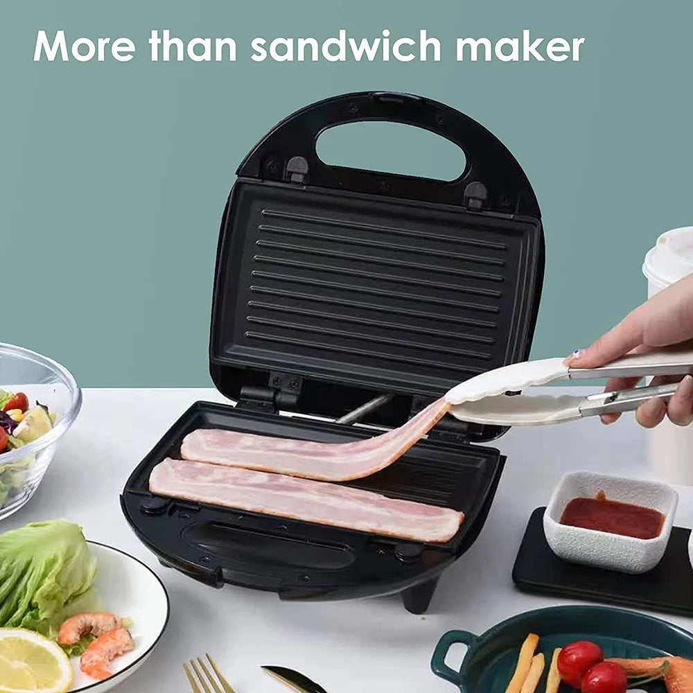 3 in 1 Stainless Steel Sandwich Waffle and Panini Maker G19512