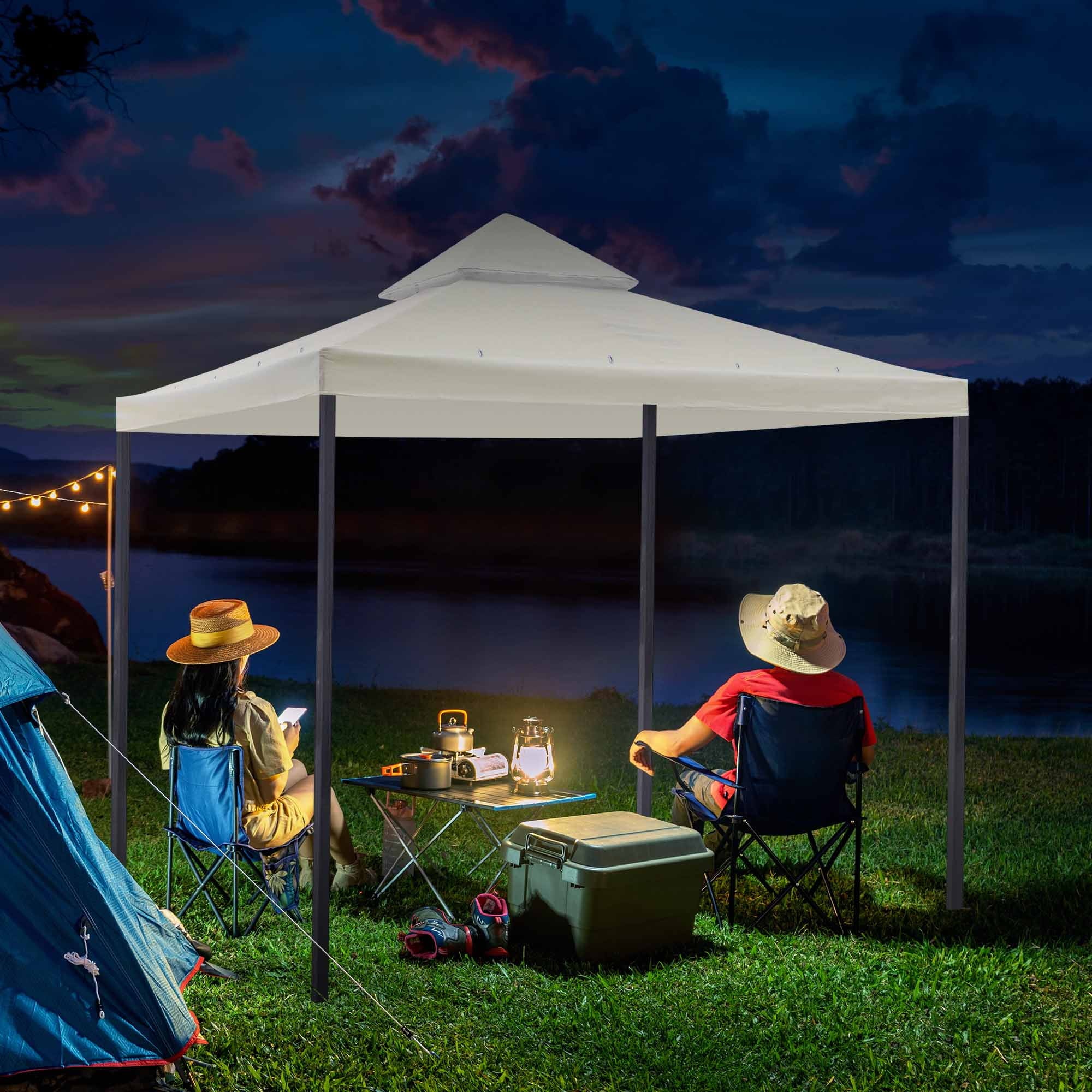Ivory Canopy Top Replacement for 10'x10' Gazebo Cover X752902