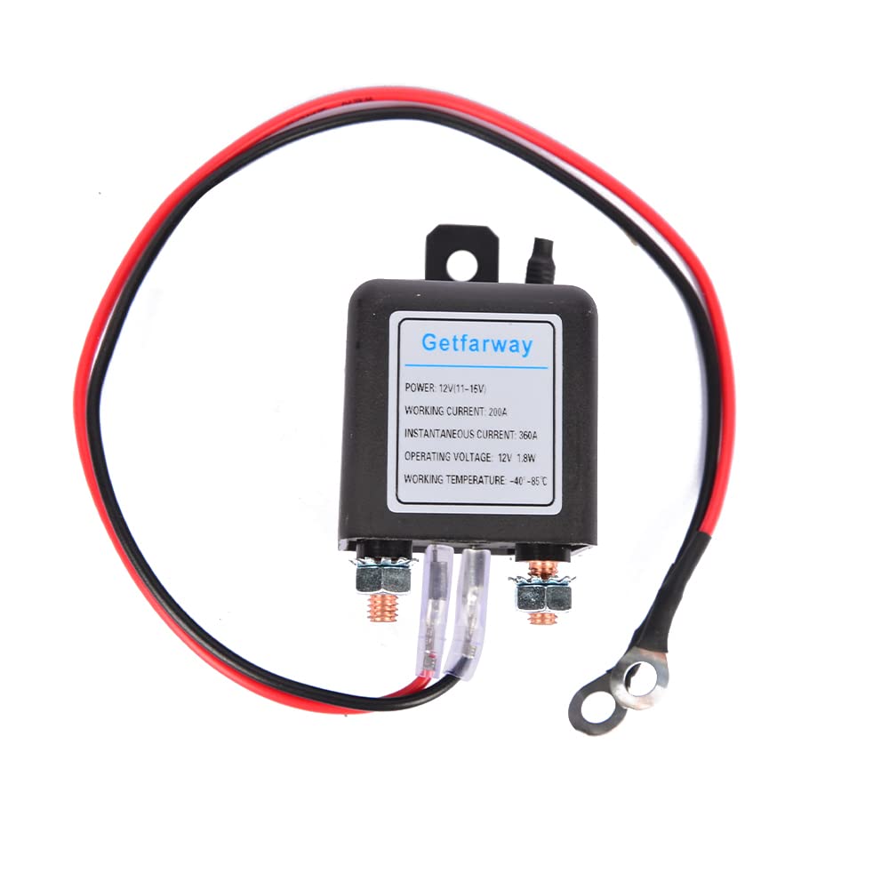 DC12V 200A Remote Control Battery Disconnect Switch with 2 Keys Z91392