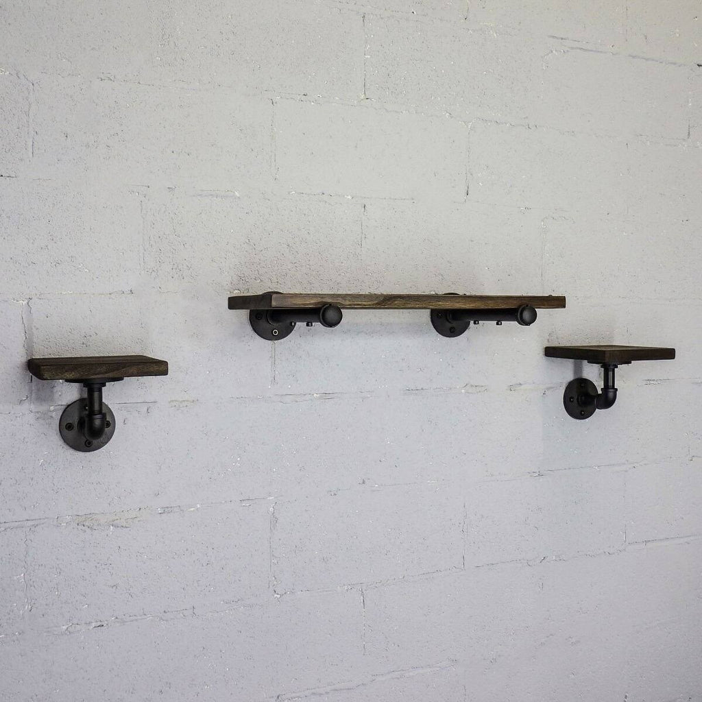 Black Set of 3 Wall Shelf M276