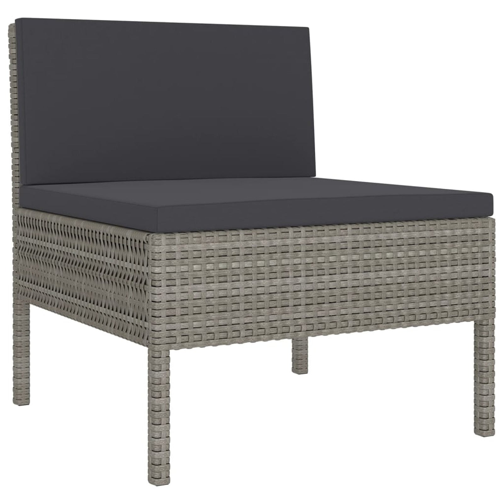 9 Piece Poly Rattan Outdoor Sectional Sofa Set C9274