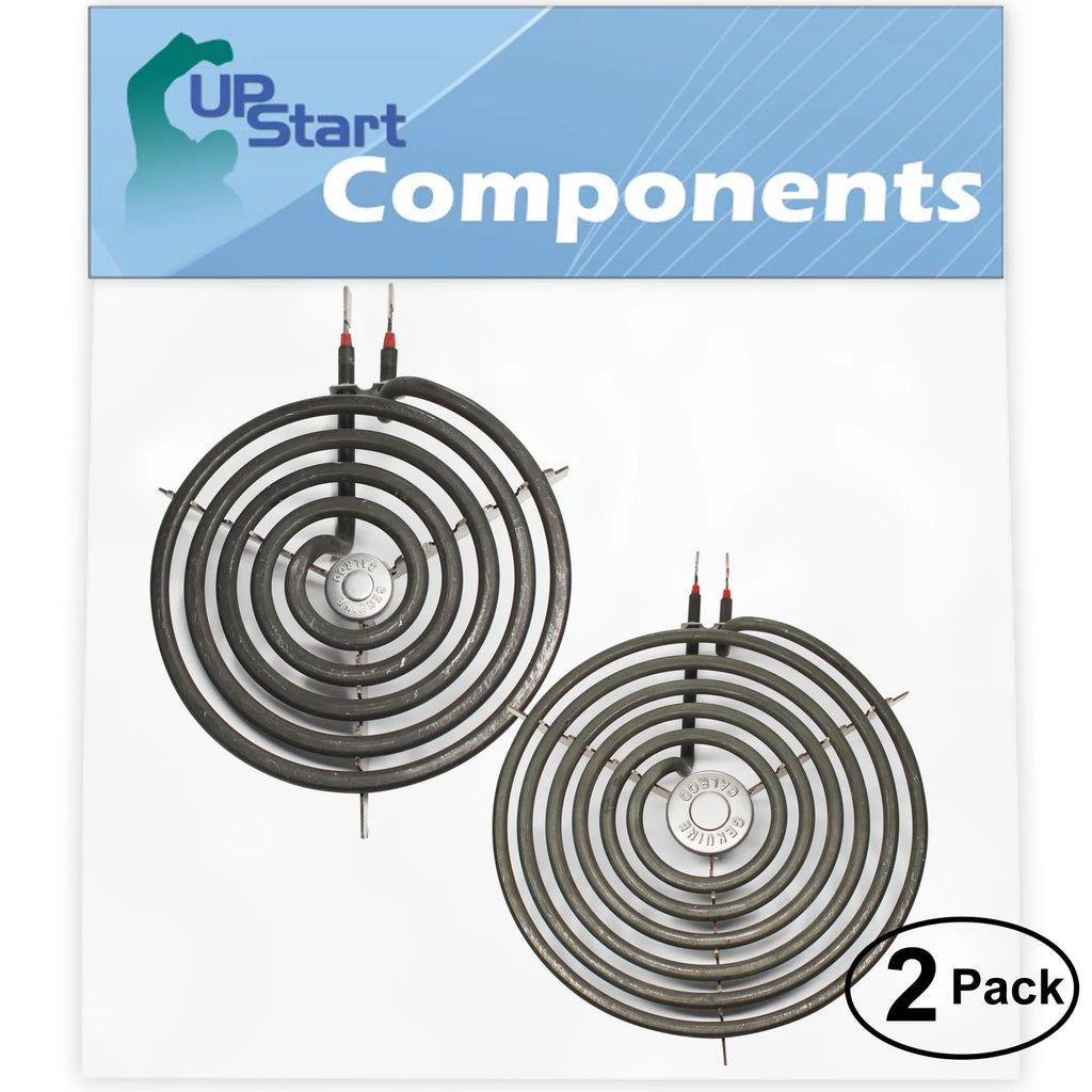 2-Pack 8 inch 6 Turns & 6 inch 5 Turns Surface Burner Elements A2122