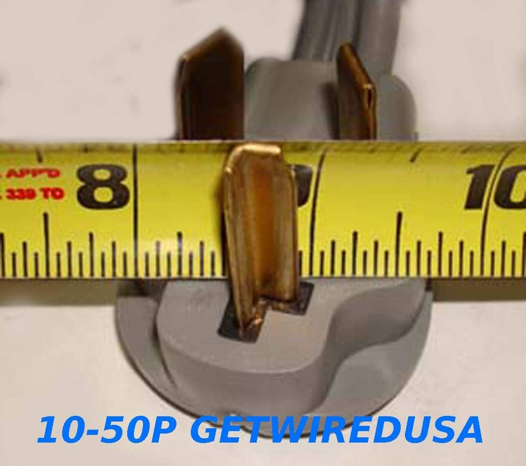 10-30P Male 3-Pin Plug To 10-50R Female 3-Prong Receptacle Adapter H93849