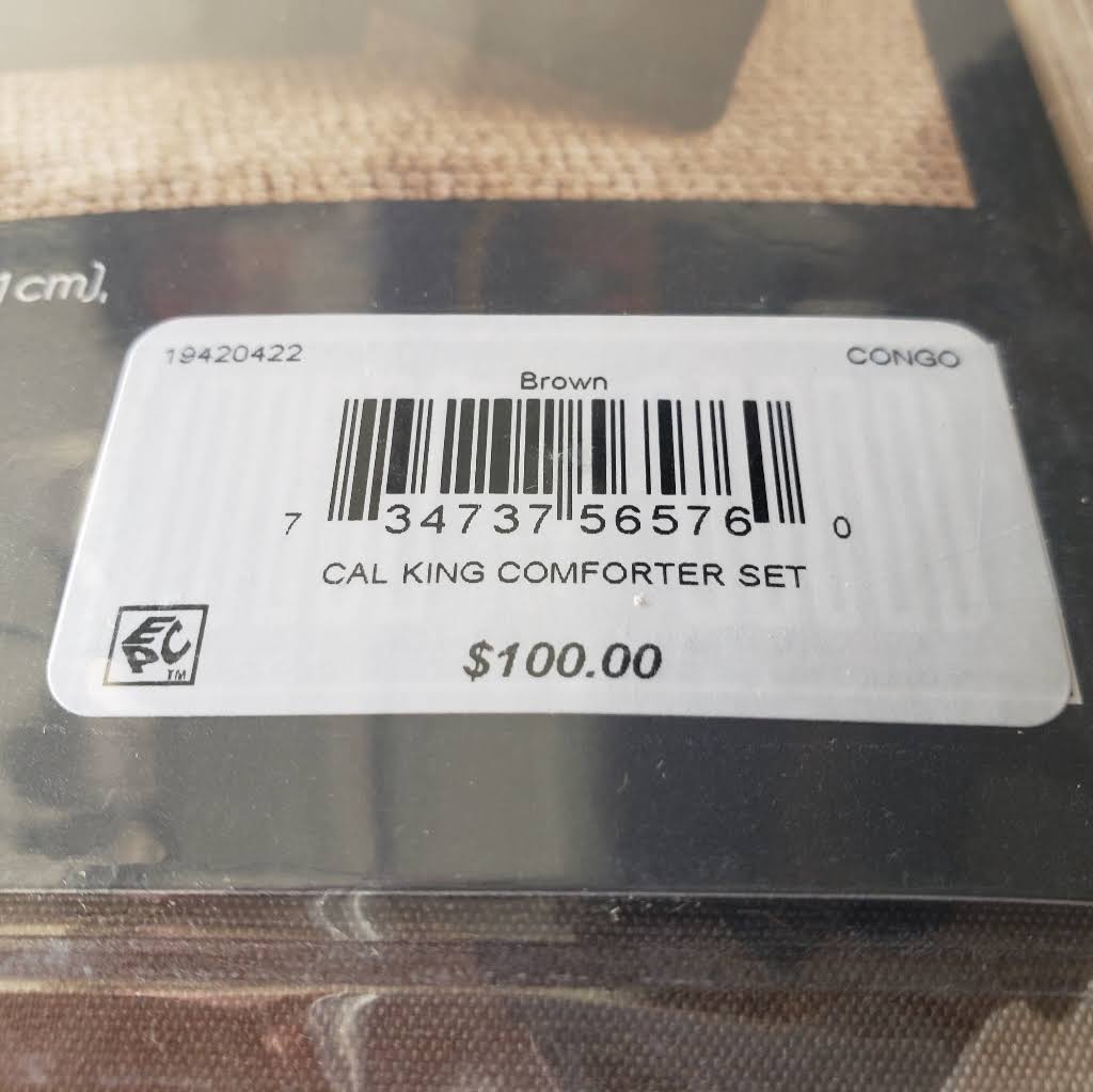 Brown Comforter N2422