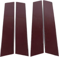 Carbon Fiber B Pillar Post Trim Cover Window Column Stickers Decoration Sticker D280